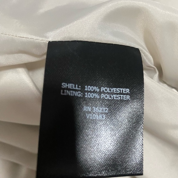 NWT ELLEN TRACY Women's City Rain Jacket with Hood Size 1X - Stone NWT $150 - Picture 8 of 8